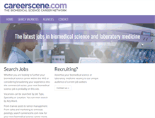 Tablet Screenshot of careerscene.com